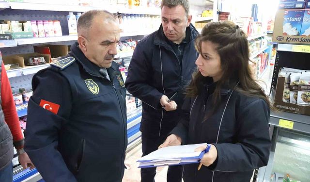 Erzincan'da 80 markete zabıta denetimi