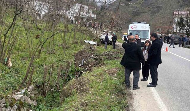Giresun'da trafik kazası: 1 ölü
