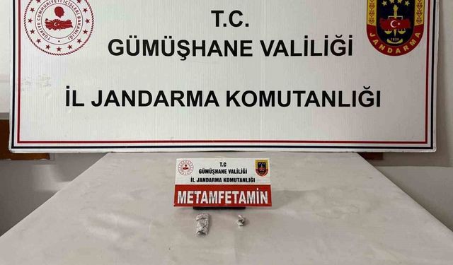 Gümüşhane'de uyuşturucu operasyonlarında iki şüpheli yakalandı