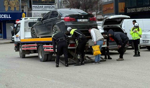 Iğdır'da trafik ekiplerinden denetim