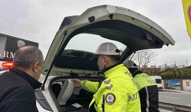 İstanbul'da sürücülere dronlu 'kaynak' denetimi