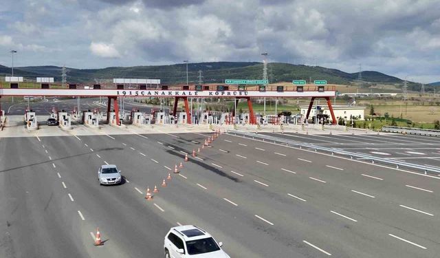 Jandarmadan 1915 Çanakkale Köprüsünde dronlu trafik denetimi