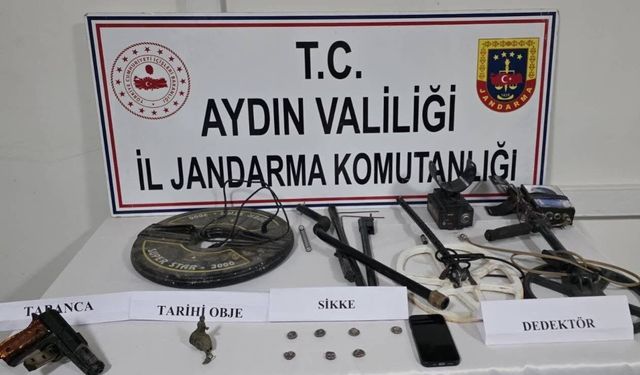Karacasu'da tarihi eser kaçakçılığı operasyonu: '7 adet Yunan sikkesi ele geçirildi'