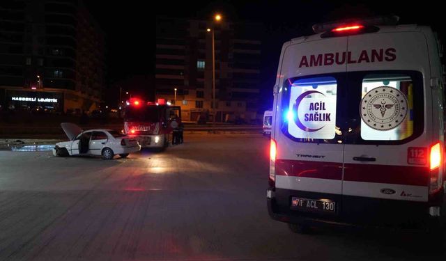 Kırıkkale'de otomobil takla attı: 1 yaralı