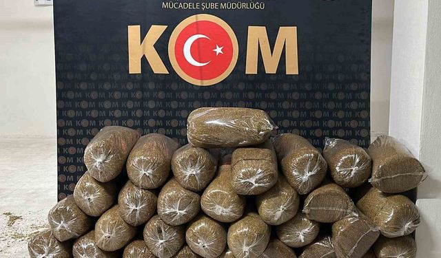 Kırşehir'de 200 kilo kaçak tütün ele geçirildi