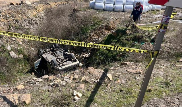 Kütahya feci kaza: 2 ölü, 1 yaralı