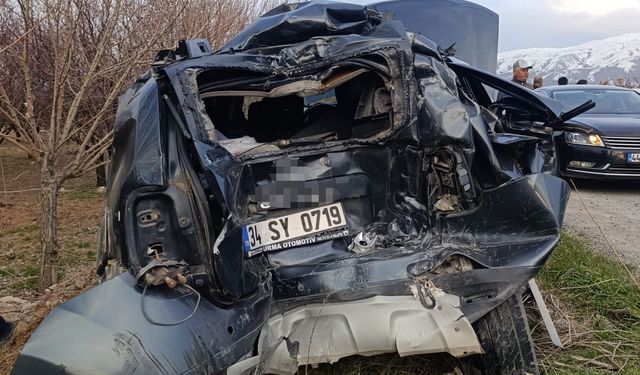 Malatya'da feci kazanın görüntüleri ortaya çıktı