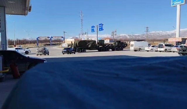 Malatya'ya konuşlandırılacak patriot için sevkiyatlar sürüyor