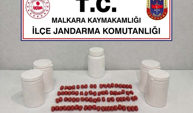 Malkara'da uyuşturucu operasyonu: 97 hap ele geçirildi