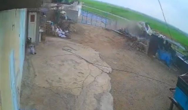 Mardin'de 3 kişinin yaralandığı kazanın güvenlik kamerası görüntüleri ortaya çıktı