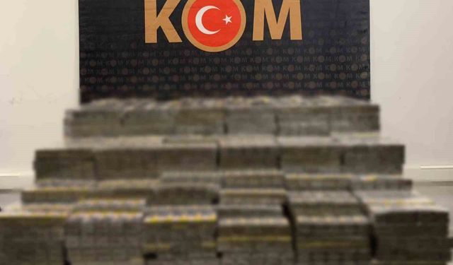 Mardin'de 7 bin 750 paket kaçak sigara ele geçirildi