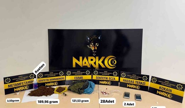 Mardin'de uyuşturucu operasyonunda 2 şüpheli yakalandı
