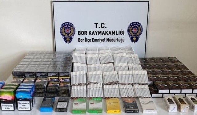 Niğde'de kaçak tütün operasyonu: 1 gözaltı