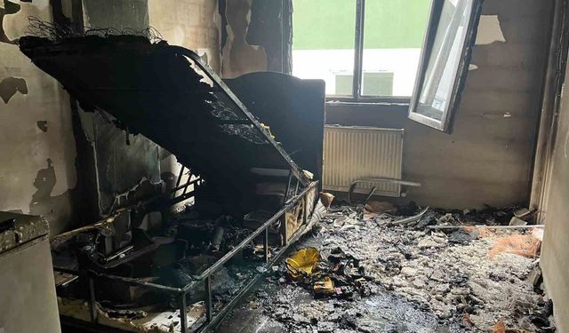 Ordu'da dairede yangın paniği