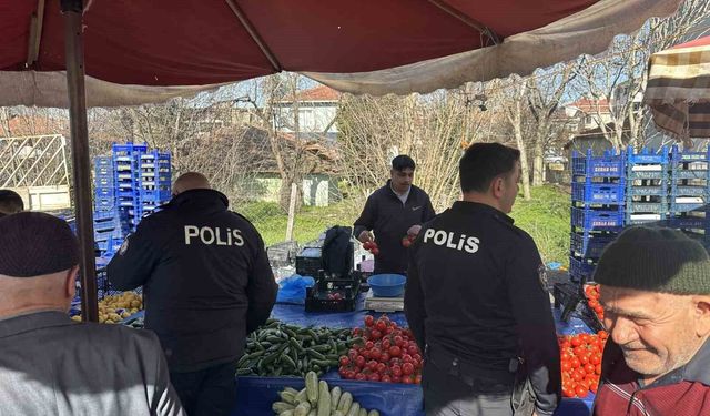 Pazarda cüzdan hırsızlığı iddiası polisi harekete geçirdi