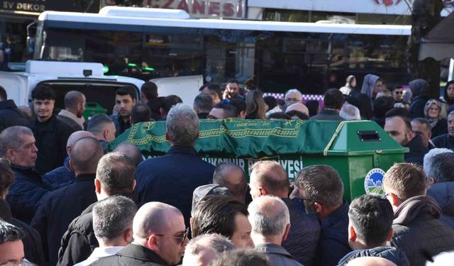 Sahilde ölü bulunan iş adamı son yolculuğuna uğurlandı