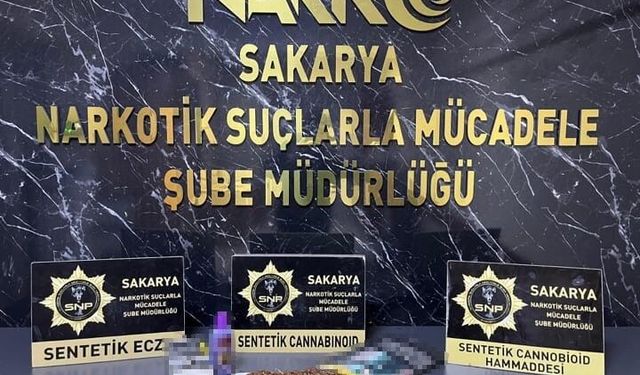 Sakarya'da zehir tacirlerine operasyon: 3 tutuklama