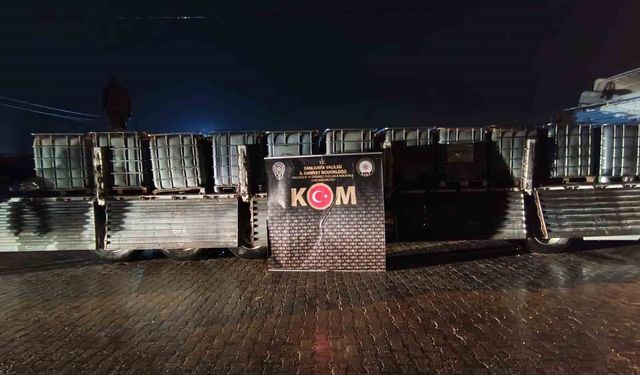 Şanlıurfa'da 21 bin litre kaçak akaryakıt ele geçirildi