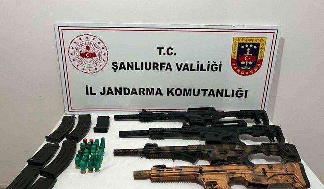 Şanlıurfa'da silah kaçakçılığı operasyonu: 3 gözaltı