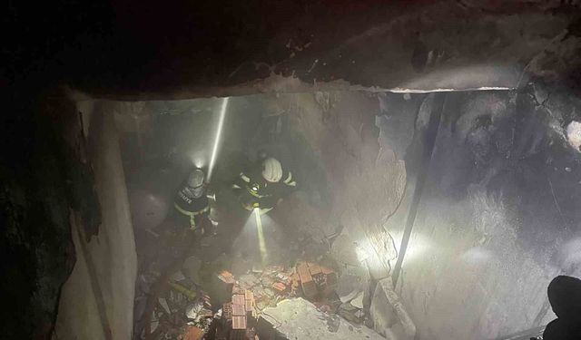 Siirt'te eski üniversite yerleşkesinde yangın