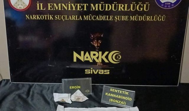 Sivas'ta narkotik operasyonu: 3 kişi tutuklandı