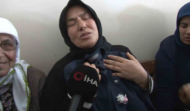 Tabutunun üzerine damatlığı konuldu: İran'da hayatını kaybeden tır şoförü son yolculuğuna uğurlandı