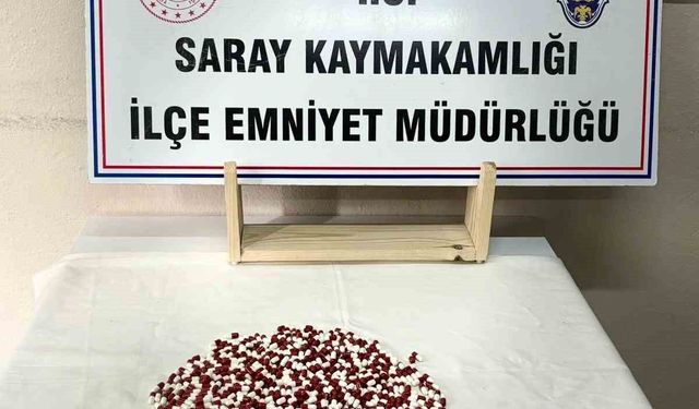 Tekirdağ'da 657 adet uyuşturucu hap ele geçirildi
