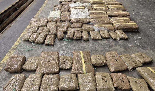 Türkiye'ye sokulmak istenen 45 kilo 760 gram esra sınırda yakalandı