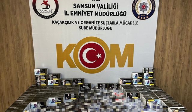 Tütün operasyonunda 22 bin doldurulmuş makaron ele geçirildi