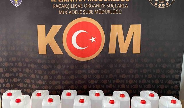 Yozgat'ta 160 litre etil alkol ele geçirildi