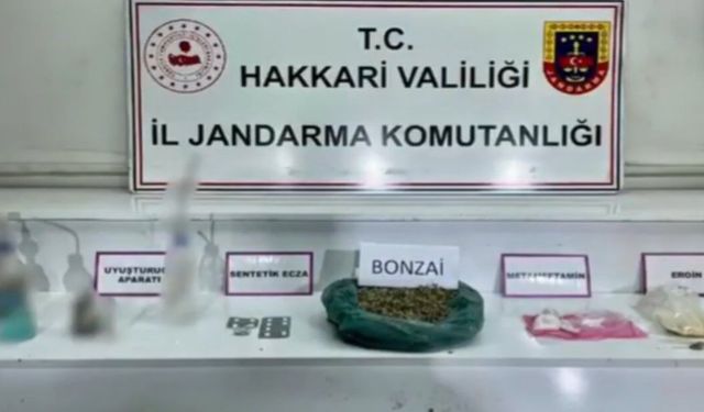 Yüksekova'da uyuşturucu operasyonu: 6 tutuklama