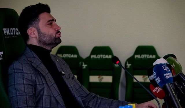 Bursaspor Başkanı Enes Çelik “Yaşananlar kabul edilemez”