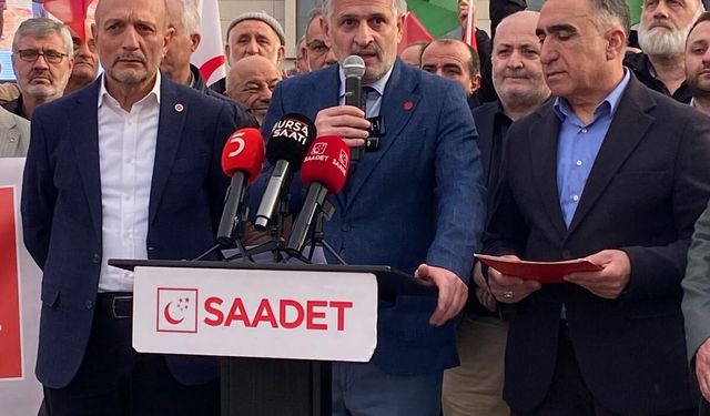 Bursa Saadet Partisi'nden İran ve Gazze tepkisi