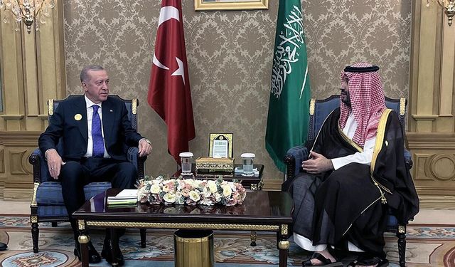 Erdoğan, Suudi Arabistan Veliaht Prensi Selman ile görüştü