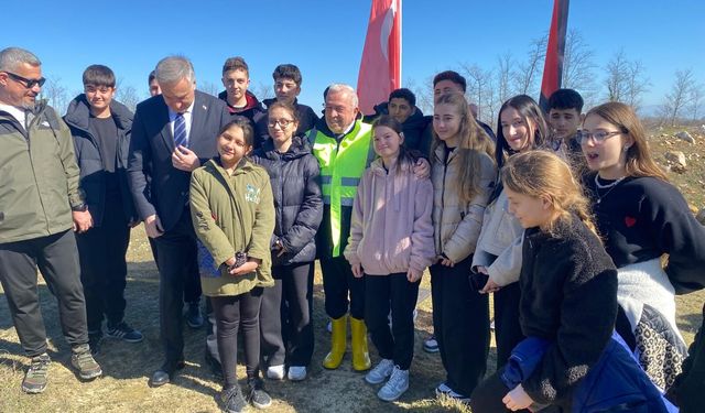 Bursa'da örnek proje: Atıl arazi ormana dönüşüyor