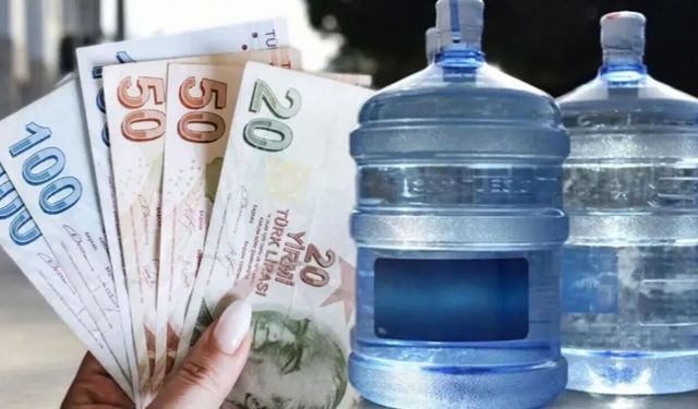 Damacana suya yüzde 40 zam!