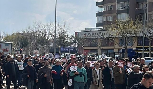Bursa'da halk yürüyüşü gerçekleştirildi