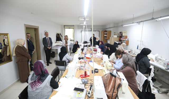 Başkan Taban'dan İnesmek Kursiyerlerine Ziyaret