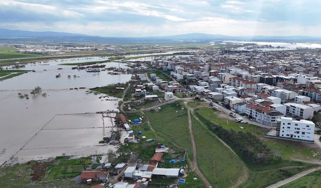 Karacabey Ovası sular altında kaldı