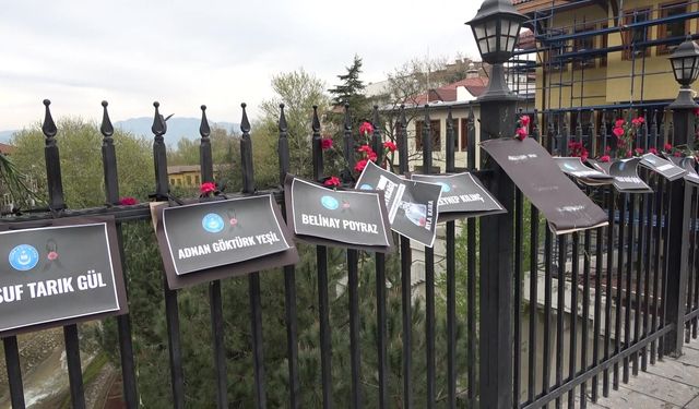 Bursa'da Setbaşı Köprüsü karanfillerle donatıldı