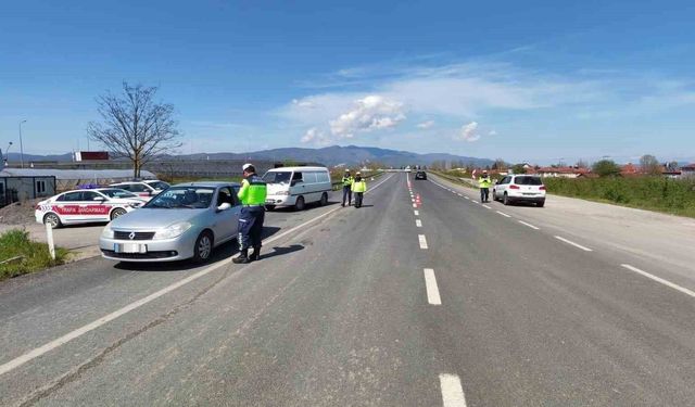 201 araç trafikten men edildi