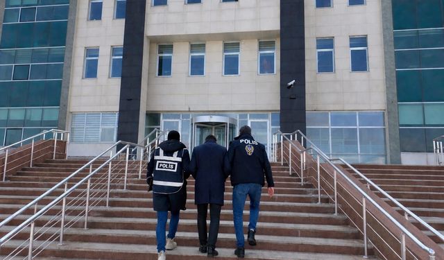 21 yıl hapis cezası bulunan 1 kişi Kars'ta yakalandı