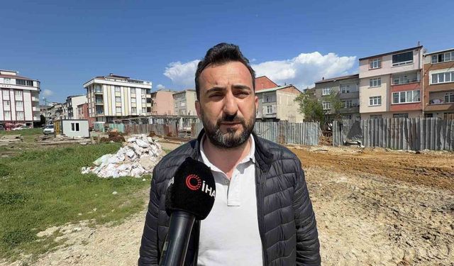 Arnavutköy'de şantiyeye kaçak moloz dökümü