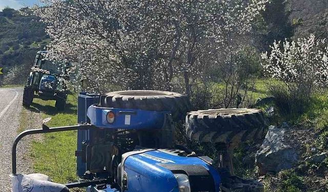 Balıkesir'de traktör devrildi: 1 ölü