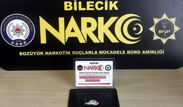 Bilecik'te uyuşturucu operasyonu: 2 gözaltı