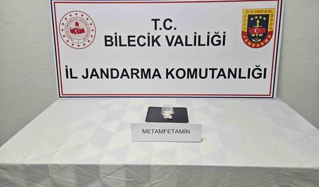 Bilecik'te uyuşturucuya geçit yok: 1 şüpheli yakalandı