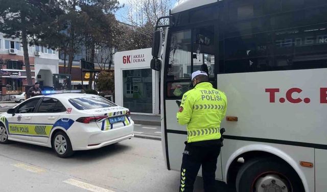 Kural ihlali yapan bin 29 sürücüye ceza