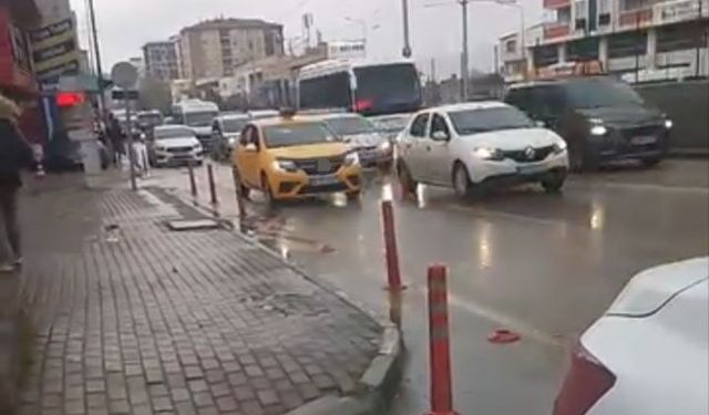 Bursa'da tehlikeli manevra: 3 bin lira ceza kesildi