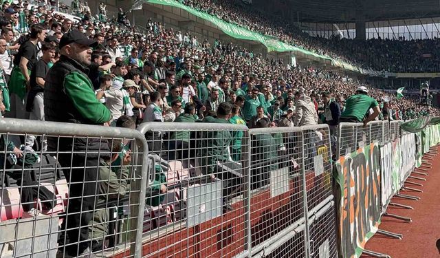 Bursaspor maçında gerilim