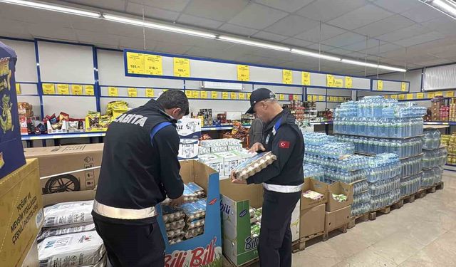 Çorum'da marketlere sıkı denetim